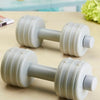 Plastic Hallow Dumbbell Fitness Body Building